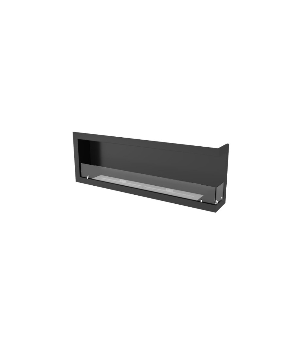 CHIMENEA DE PARED DE BIOETANOL 160 CM esquina derecha