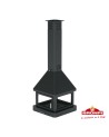 Poêle à bois CABIMAS II 4 faces vitrées 16 kW