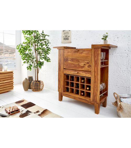 Barra BACCHUS de madera maciza de sheesham
