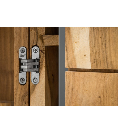 Aparador bar CUBOS de madera maciza de acacia