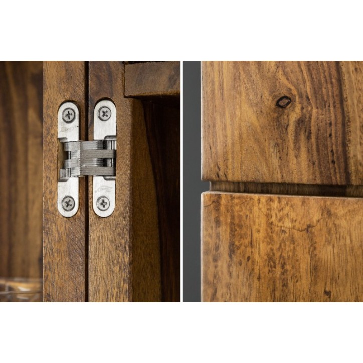 Aparador bar CORA de madera maciza de sheesham