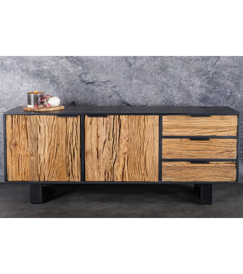 Buffet NY en bois de manguier et de teck
