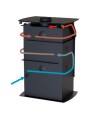 Poêle à bois HYDRONOVA PLUS - 15/10 kw