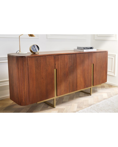 Buffet LINE II en bois massif de manguier