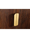 Credenza LINEA in legno massiccio di mango + marmo