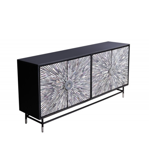 Credenza ESTRELLA in legno e osso di bufalo