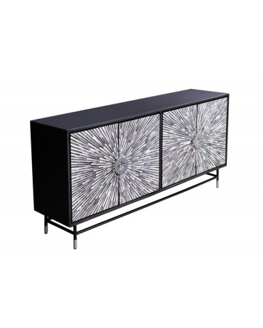 Credenza ESTRELLA in legno e osso di bufalo