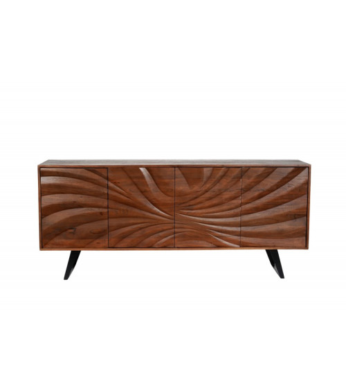 Aparador TWIST de madera maciza de acacia