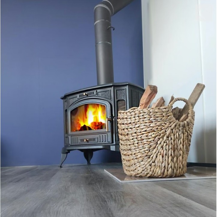 Poele à bois en fonte K9 10Kw