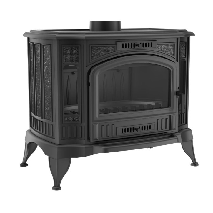 Poele à bois en fonte K9 10Kw