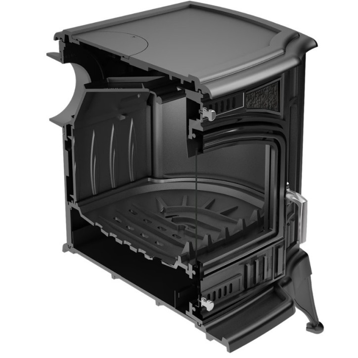 Poele à bois en fonte K9 10Kw