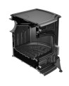 Poele à bois en fonte K9 10Kw