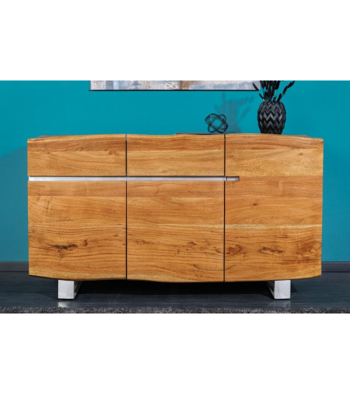 Buffet DREAM II en bois massif d'acacia 135 cm