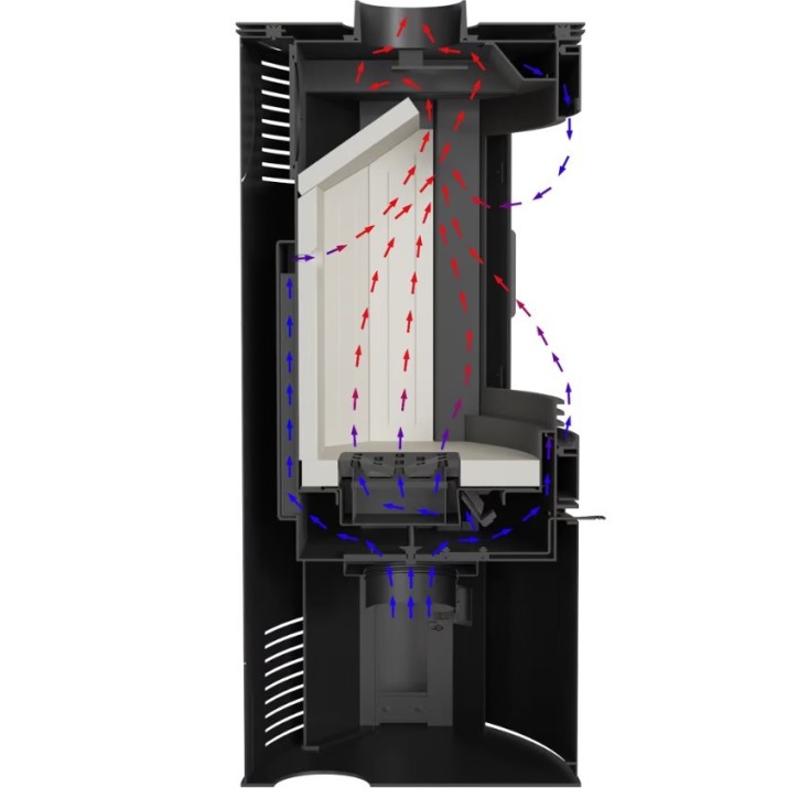 Poele à bois AB2 10Kw