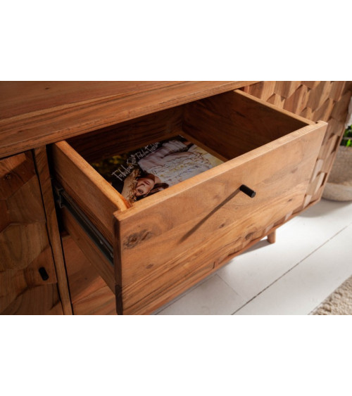 Credenza CUBE in legno massiccio di acacia