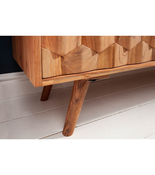 Credenza CUBE in legno massiccio di acacia