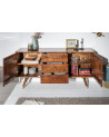 Buffet HEXAGONE bois massif d'acacia