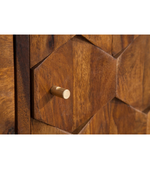 Aparador CUBE de madera de sheesham maciza