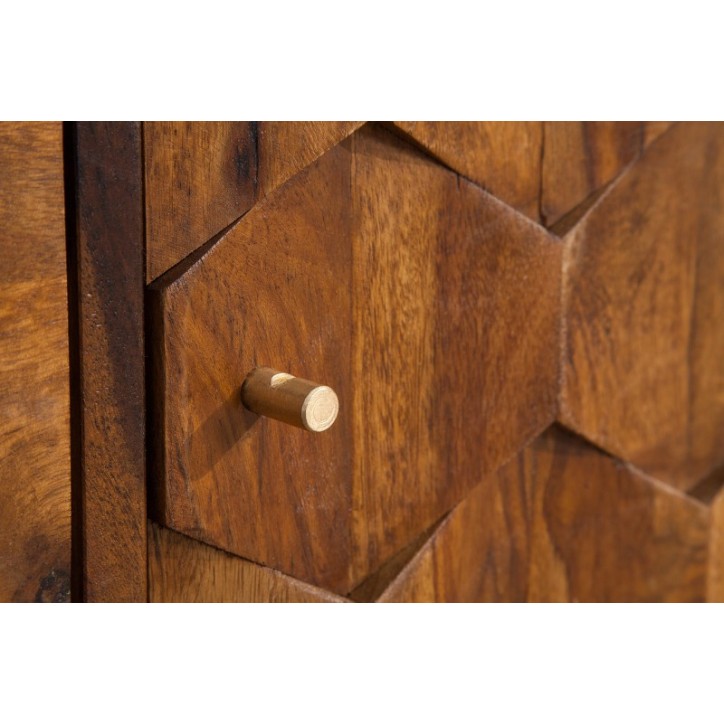 Aparador CUBE de madera de sheesham maciza