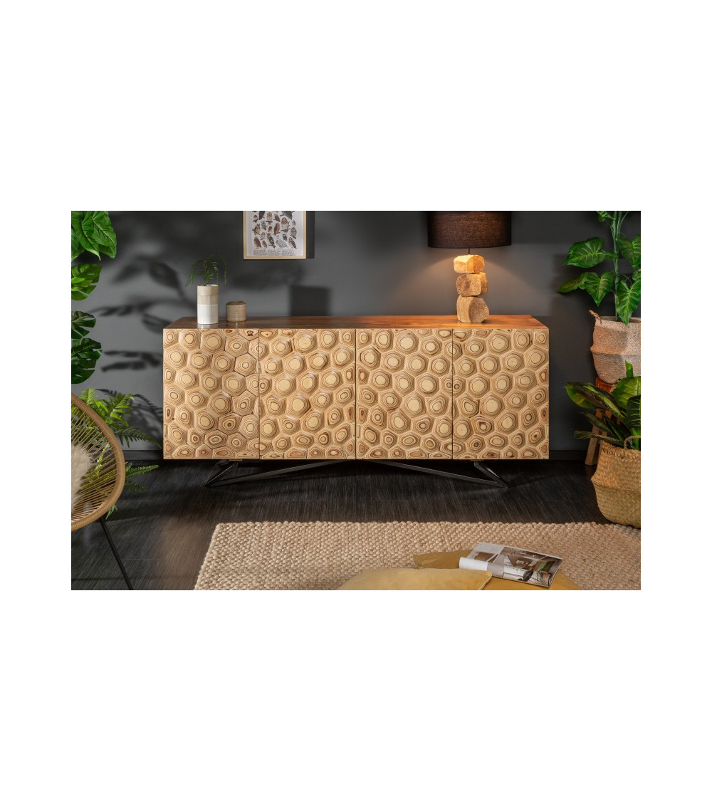 Credenza TURTLE in legno massiccio di mango