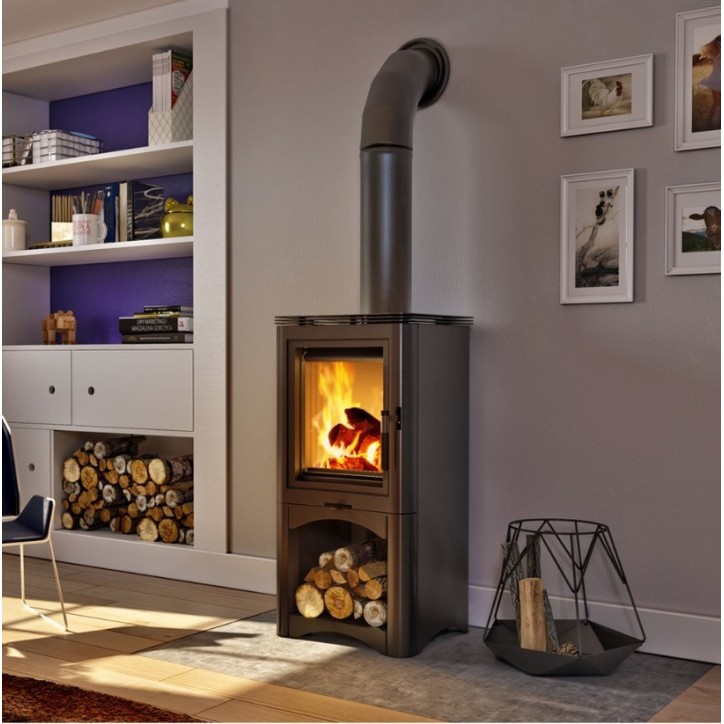 Poele à bois K5 avec niche 7Kw