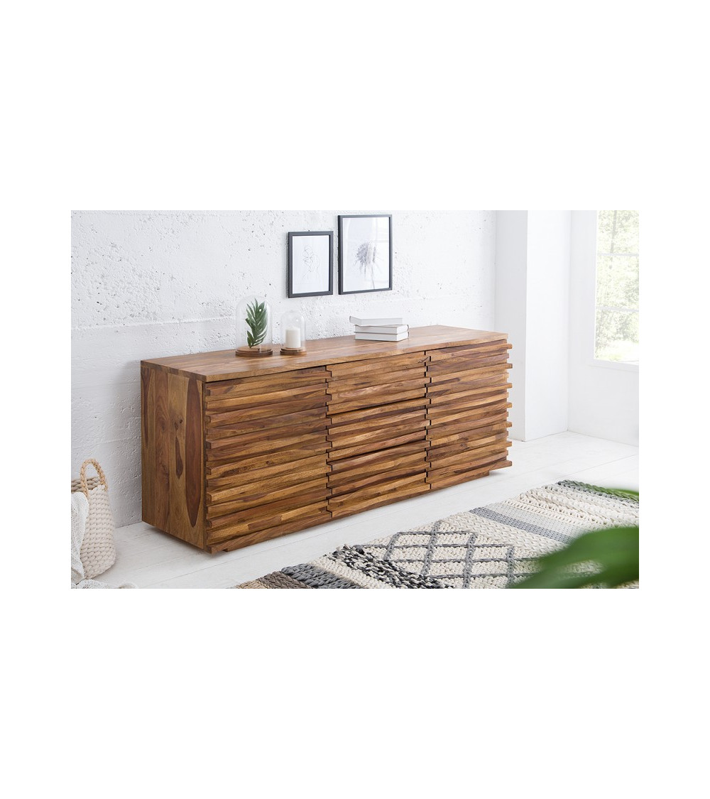 Buffet RELIEF bois massif de sheesham