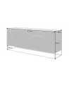 Credenza INFINITY in legno massiccio di mango nero 177 cm
