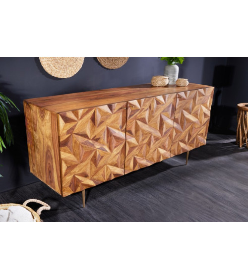 Credenza PRISM in legno di sheesham