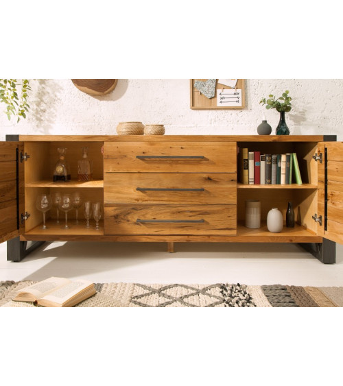 Buffet FUSION en bois massif de chêne