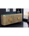 Buffet RETRO en bois massif de manguier et marbre