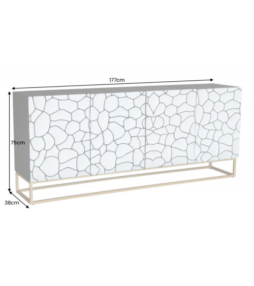 Buffet BARK en bois de manguier
