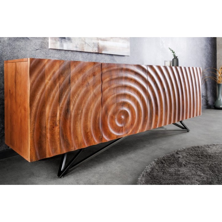 Credenza CIRCLE in legno di mango