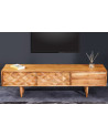 Meuble TV SOLARA en bois massif d'acacia