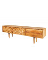 Meuble TV SOLARA en bois massif d'acacia