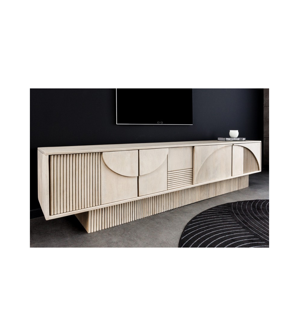 Mueble TV LUNA de madera de mango y acacia