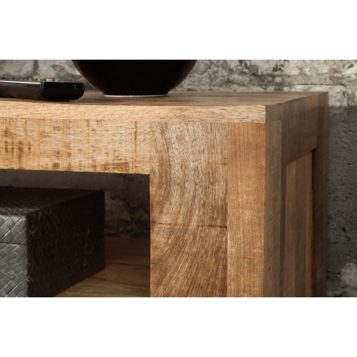 Mueble TV RUSTICO de madera maciza de mango 170 cm