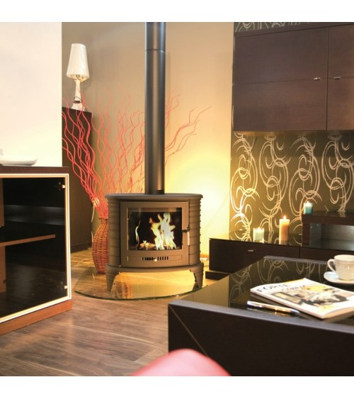 Poele à bois en fonte K8 - 9Kw