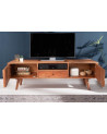 Soporte TV CUBE de madera de acacia maciza