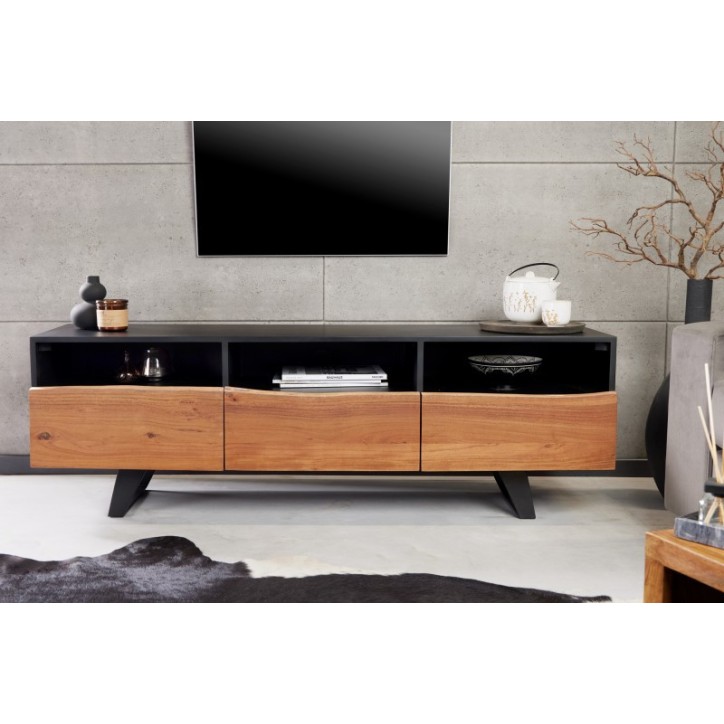 Soporte TV BRUT de madera de acacia Soporte TV BRUT de madera de acacia