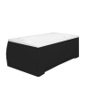 Bañera rectangular BONA 150 x 70 cm con faldón reversible negro