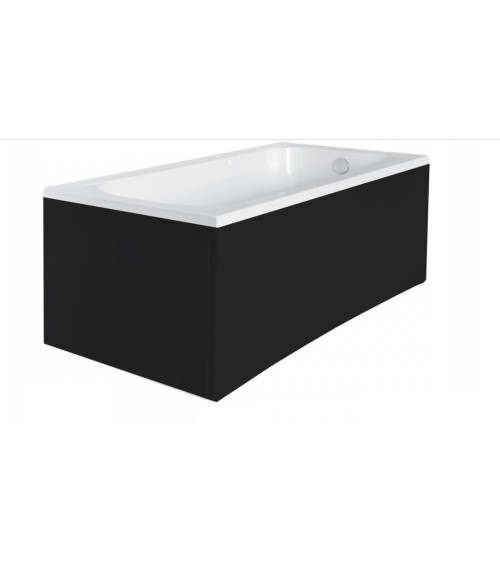Bañeira CONTINEA 140x70 com avental reversivel preto