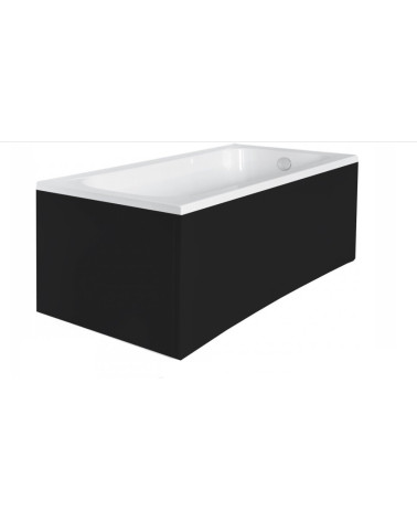 Bañeira CONTINEA 140x70 com avental reversivel preto
