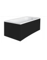 Bañera CONTINEA 140x70 cm con faldón reversible negro