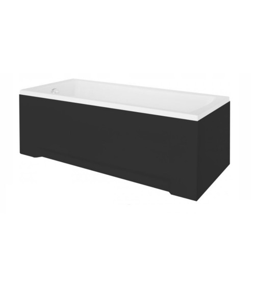 Banheira MIRANO II com avental preto 140/150/160/170 x 70