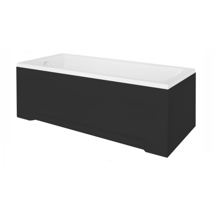 Banheira MIRANO II com avental preto 140/150/160/170 x 70