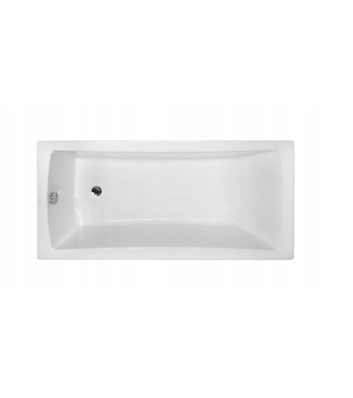 Banheira MIRANO II com avental preto 140/150/160/170 x 70