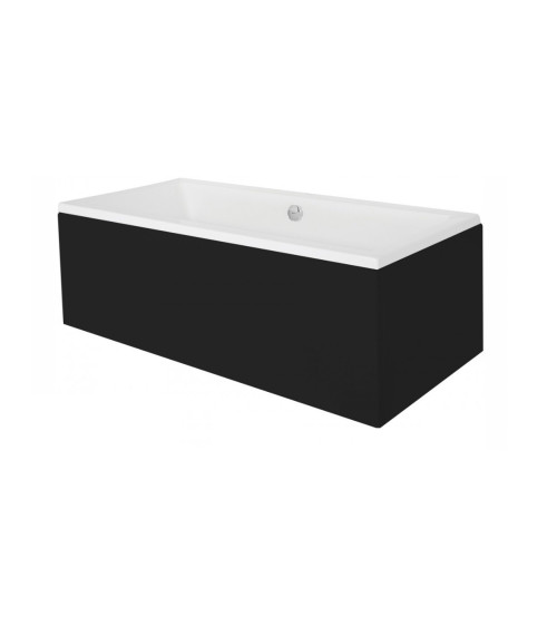 Banheira QUADRO 170/175/180/190 cm com avental preto