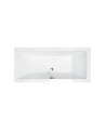 Baignoire QUADRO avec tablier noir