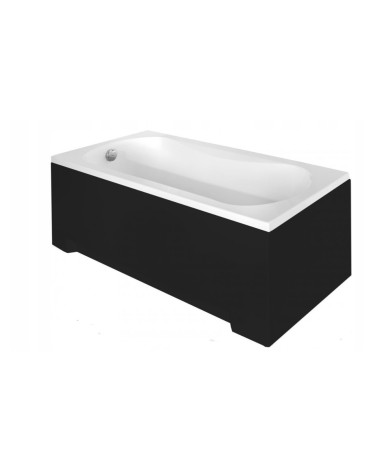 Vasca VANESSA 130/140/150/160/170 x 70 cm con grembiule nero