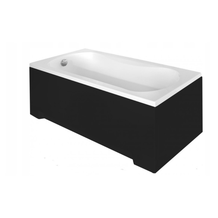 Vasca VANESSA 130/140/150/160/170 x 70 cm con grembiule nero